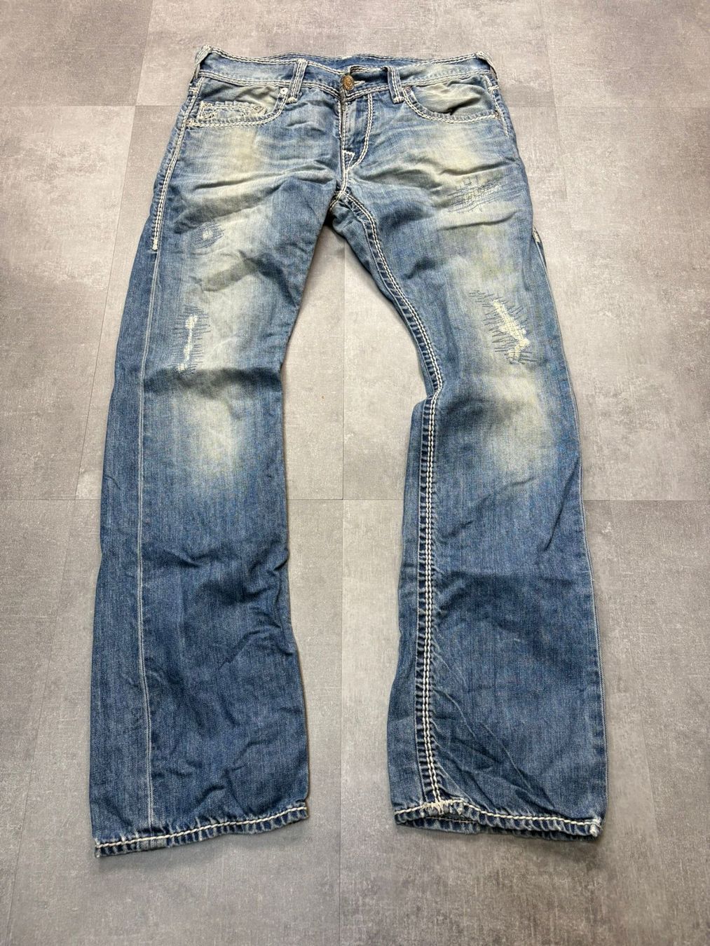 True Religion Jeans: True Religion Bootcut Flared Jeans - Grösse L/31 – Usato da Werdenberg venduto da hase.vintage 1