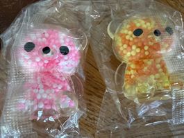 2x Squishies-Bärchen- Stressabbau-Einschulung-Konzentration