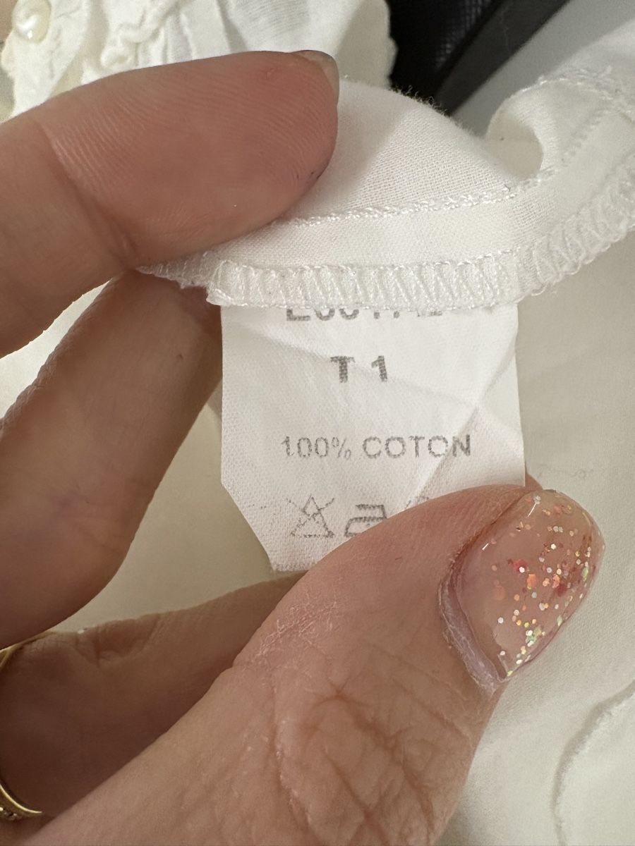 Sandro Top: Sandro Top Gr. 36 Weiss Boho Bluse ärmellos Baumwolle – Nuovo (secondo la descrizione) da Regensdorf venduto da secondchancefashion 5