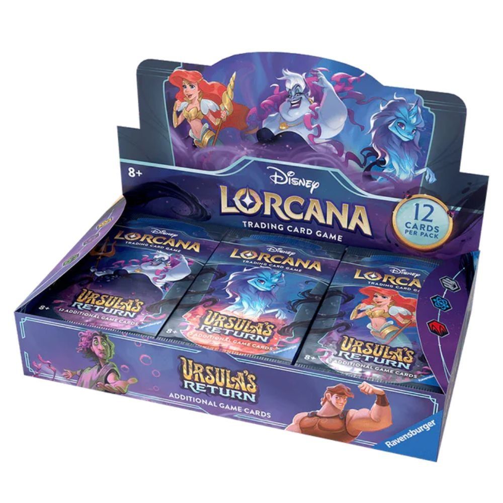 Disney Carte collezionabili: Ursula Return Booster Box Disney Lorcana TCG – Nuovo e nell'imballaggio originale da Genève venduto da Cardtreasure
