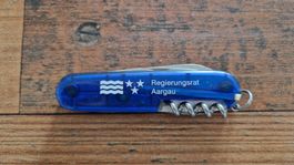Victorinox Taschenmesser Regierungsrat Aargau blau