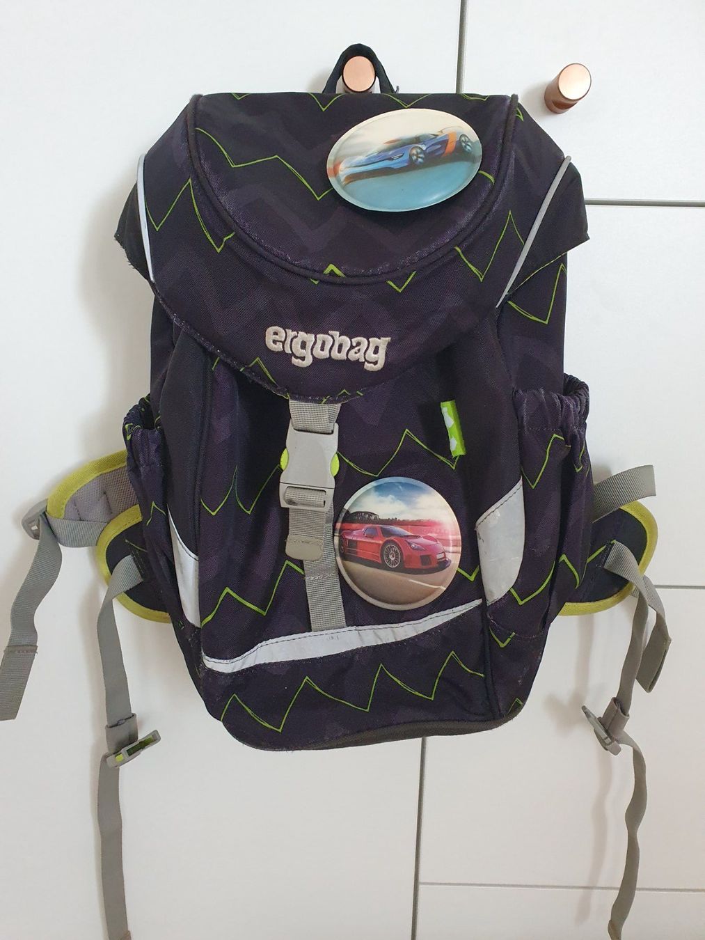 Ergobag Sacs & sacs à dos: Ergobag mini Kinderrucksack mit Auto Kletties – D'occasion à Arni AG par Xalia