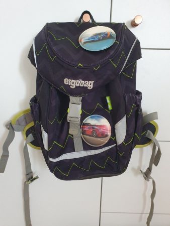 Ergobag mini Kinderrucksack mit Auto Kletties