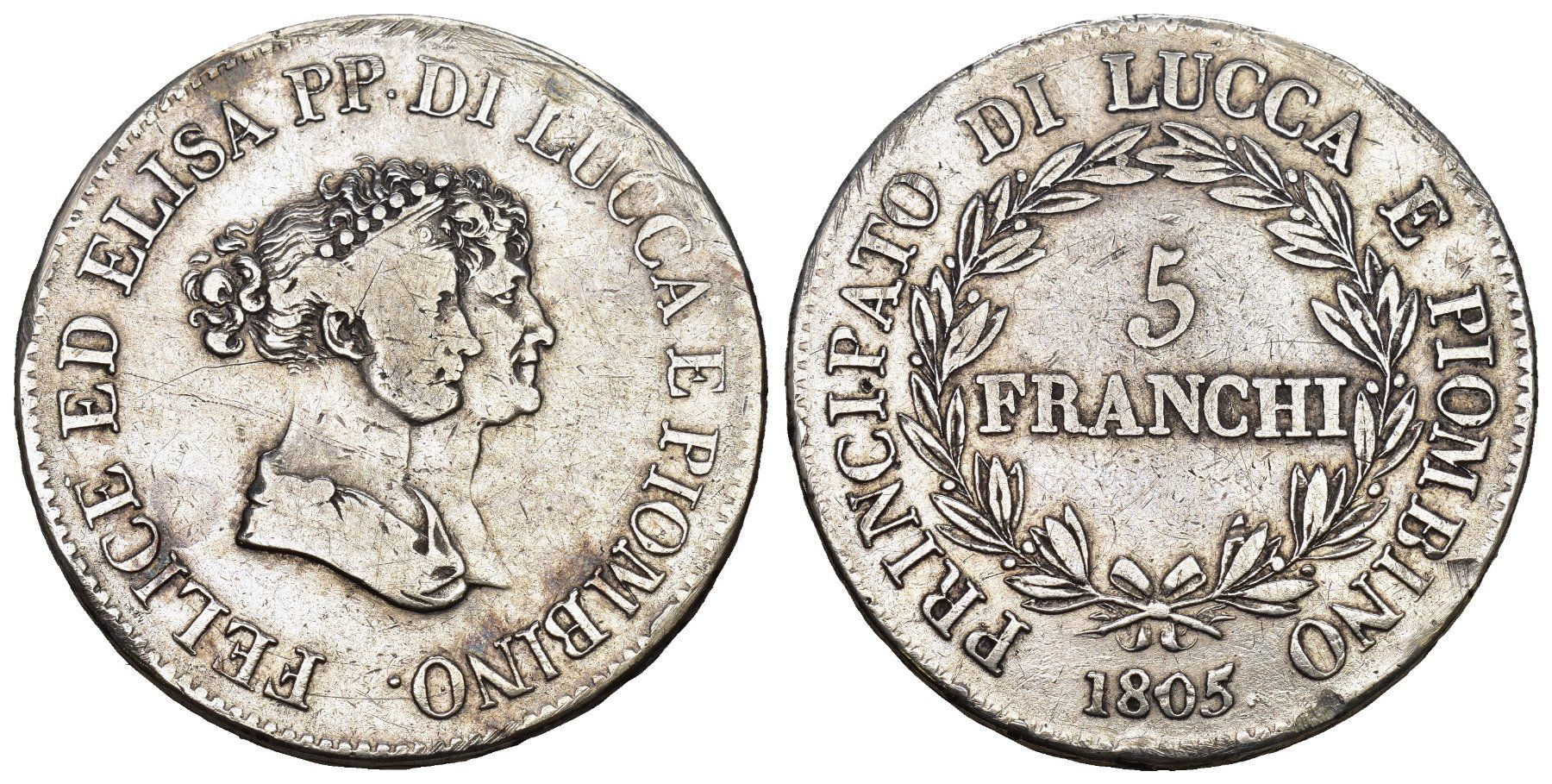 Toutes les monnaies: Italien Lucca 1805 – D'occasion à Bern par numismatictops