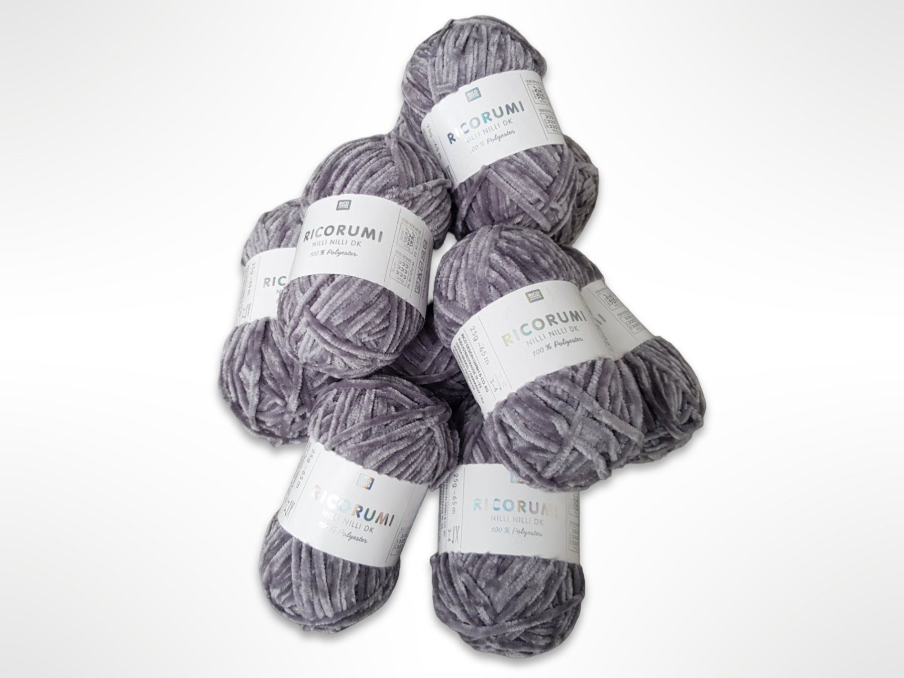 Lana: RICO DESIGN flauschiges Garn Grau 9 Stk. – Nuovo (secondo la descrizione) da Suhr venduto da Restwert_Suhr 2