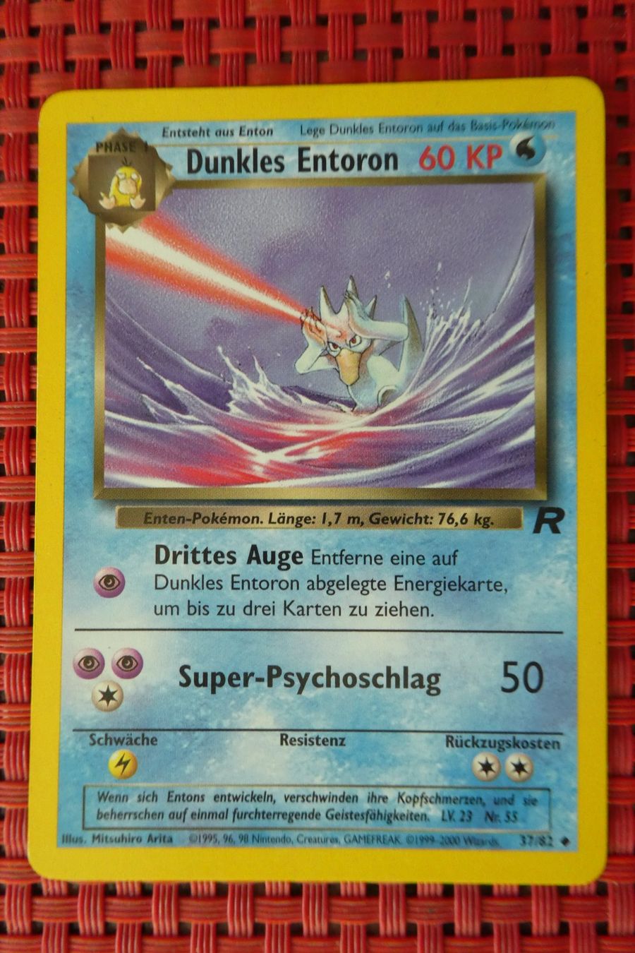 Pokémon Carte collezionabili: Pokémon / DUNKLES ENTORON – Usato da Au ZH venduto da Osterhase4