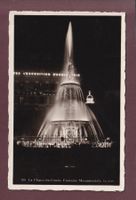 LA CHAUX-DE-FONDS - Fontaine de nuit - 1933