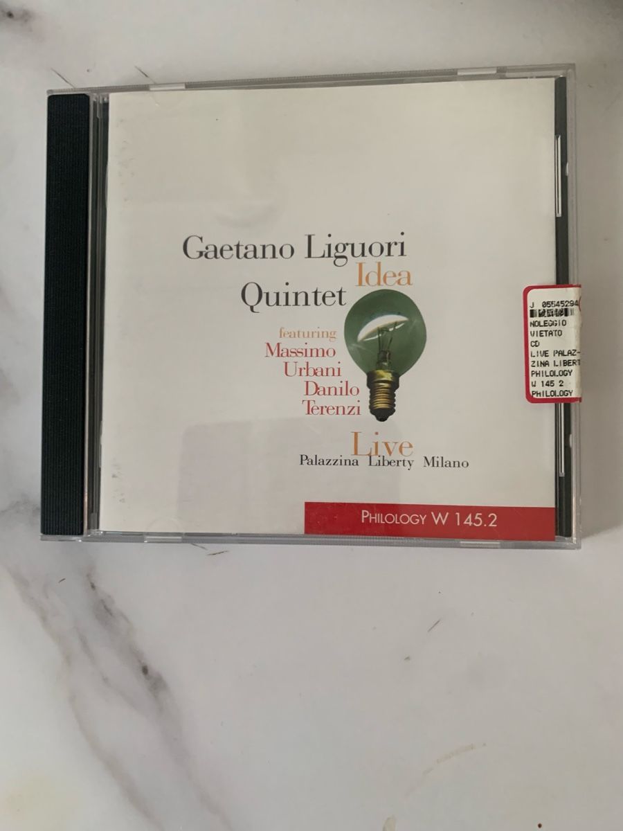 CD: Gaetano Liguori con Massimo Urbani/Idea – Usato da lausanne venduto da Ccheche