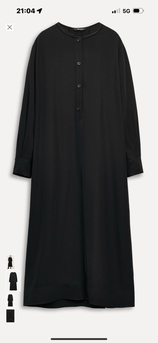 Zara Vestiti: Zara robe longue noire taille M/L – Nuovo e nell'imballaggio originale da Brügg BE venduto da rah_mqh8 1