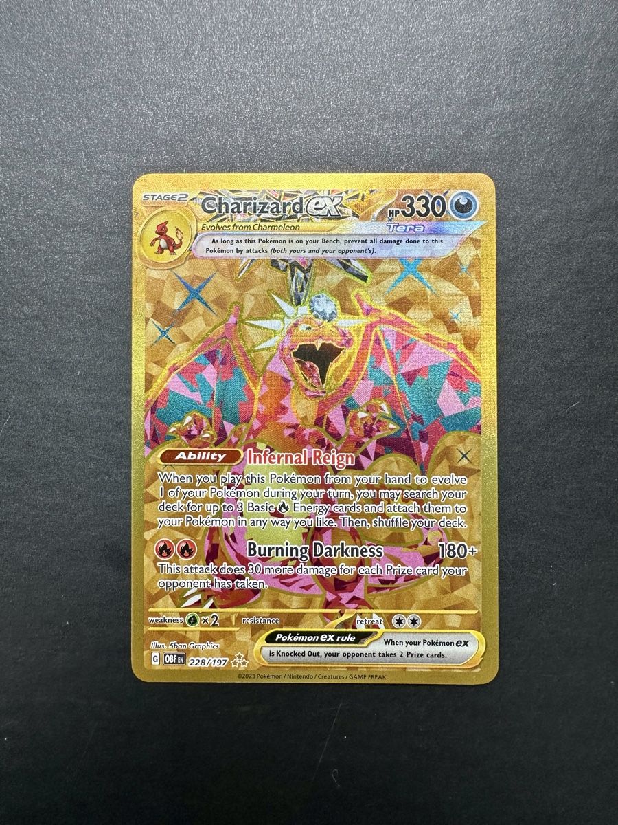 Pokémon Carte collezionabili: Charizard ex #228 - Obsidian Flames - Hyper Rare – Usato da Bern venduto da HugoStiglitz11