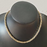 Modeschmuck Kette Gold und Silber Glieder Sicherheitsverschl