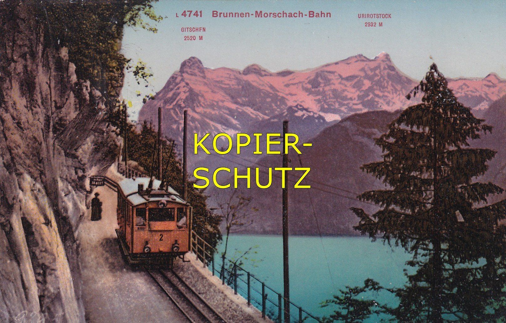 Cartoline postali: Brunnen-Morschach-Bahn /az – Usato da Hombrechtikon venduto da Rudolf07