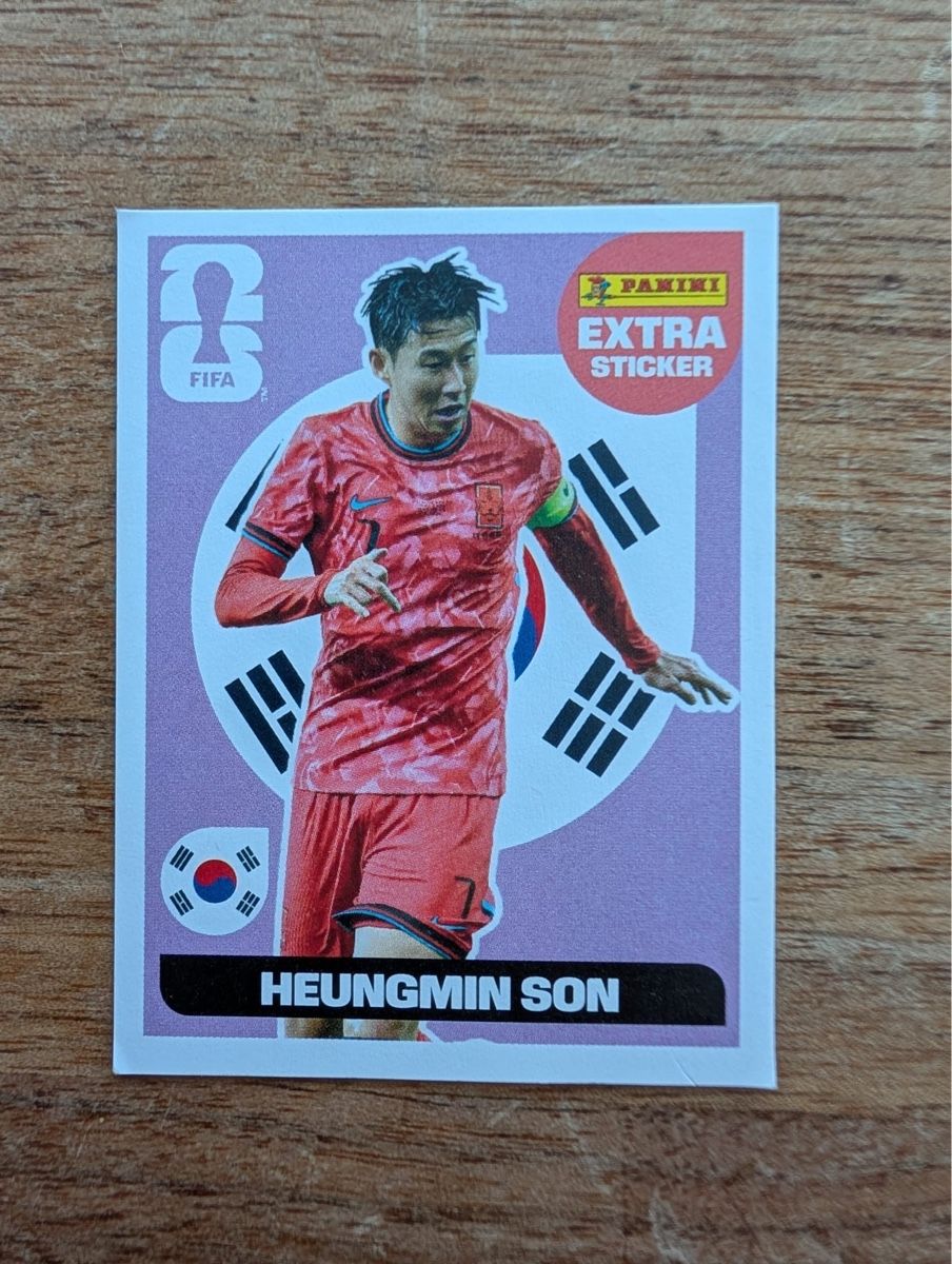 Panini Carte collezionabili:  Heungmin Son extra Sticker pink  – Nuovo (secondo la descrizione) da Starrkirch-Wil venduto da Goemsu