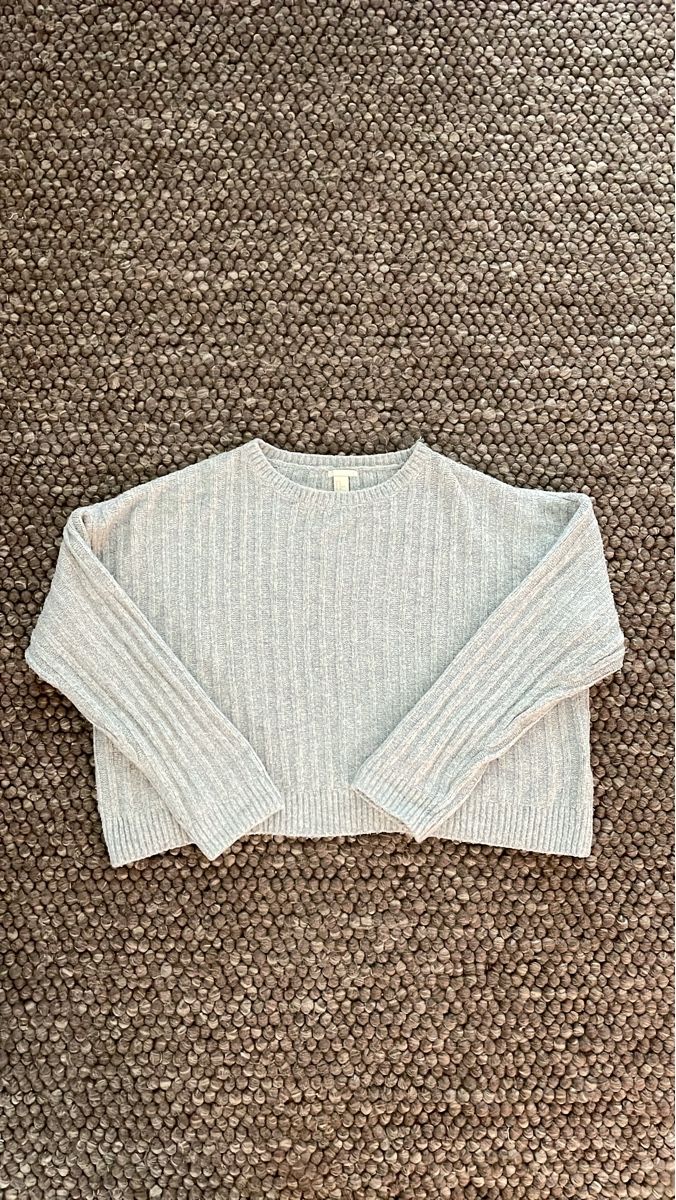 H&M Maglioni & Felpe: Schöner Oversize Strickpullover, hellgrau, Grösse XL – Usato da Hedingen venduto da sam_vks6