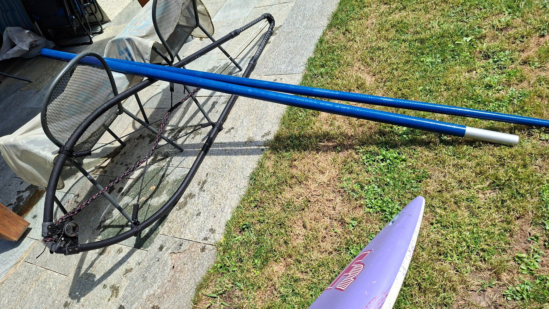 Tavole da surf e di nuoto: Surfbrett f2 Comet mit Segel und Trapez – Usato da Hombrechtikon venduto da hame25 3