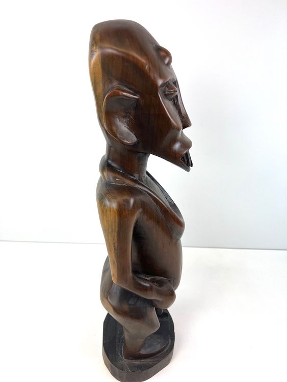 Gartenstatue Huhn Aus Eisen - Handgefertigte Hahn Skulptur 40x32cm