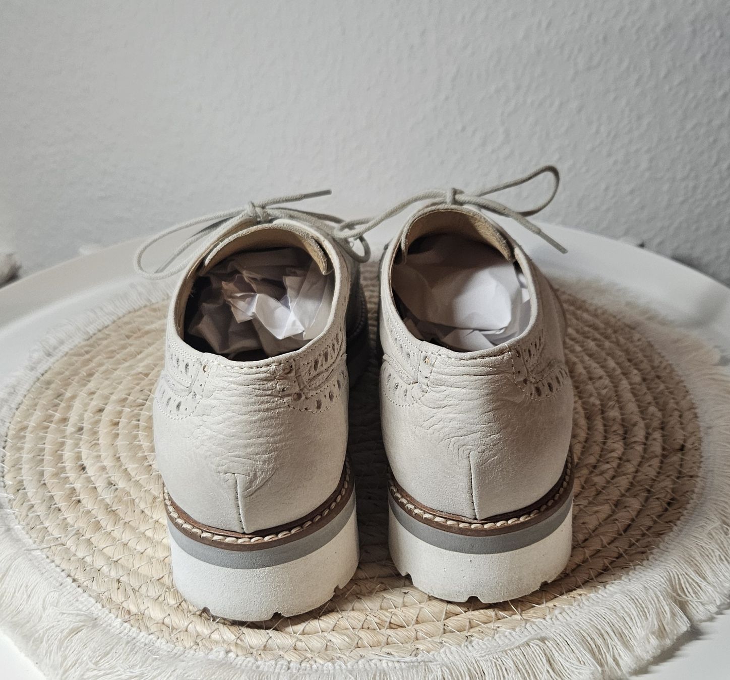 Scarpe da donna: Derbies beige en cuir – Nuovo (secondo la descrizione) da Nyon venduto da nay_y72c 2