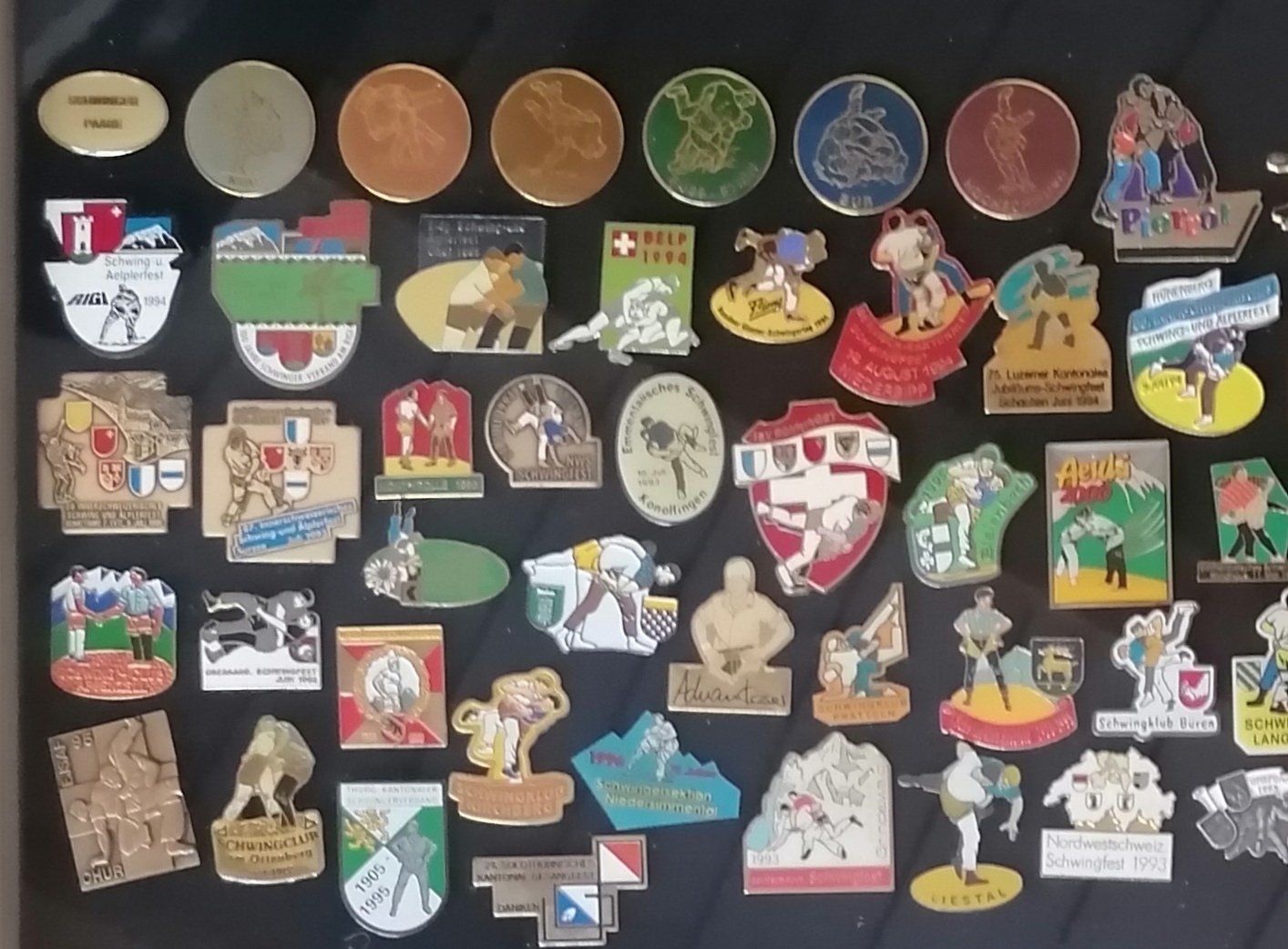 Placchette & Badge: Pinsammlung Schwingen – Usato da Messen venduto da renklever