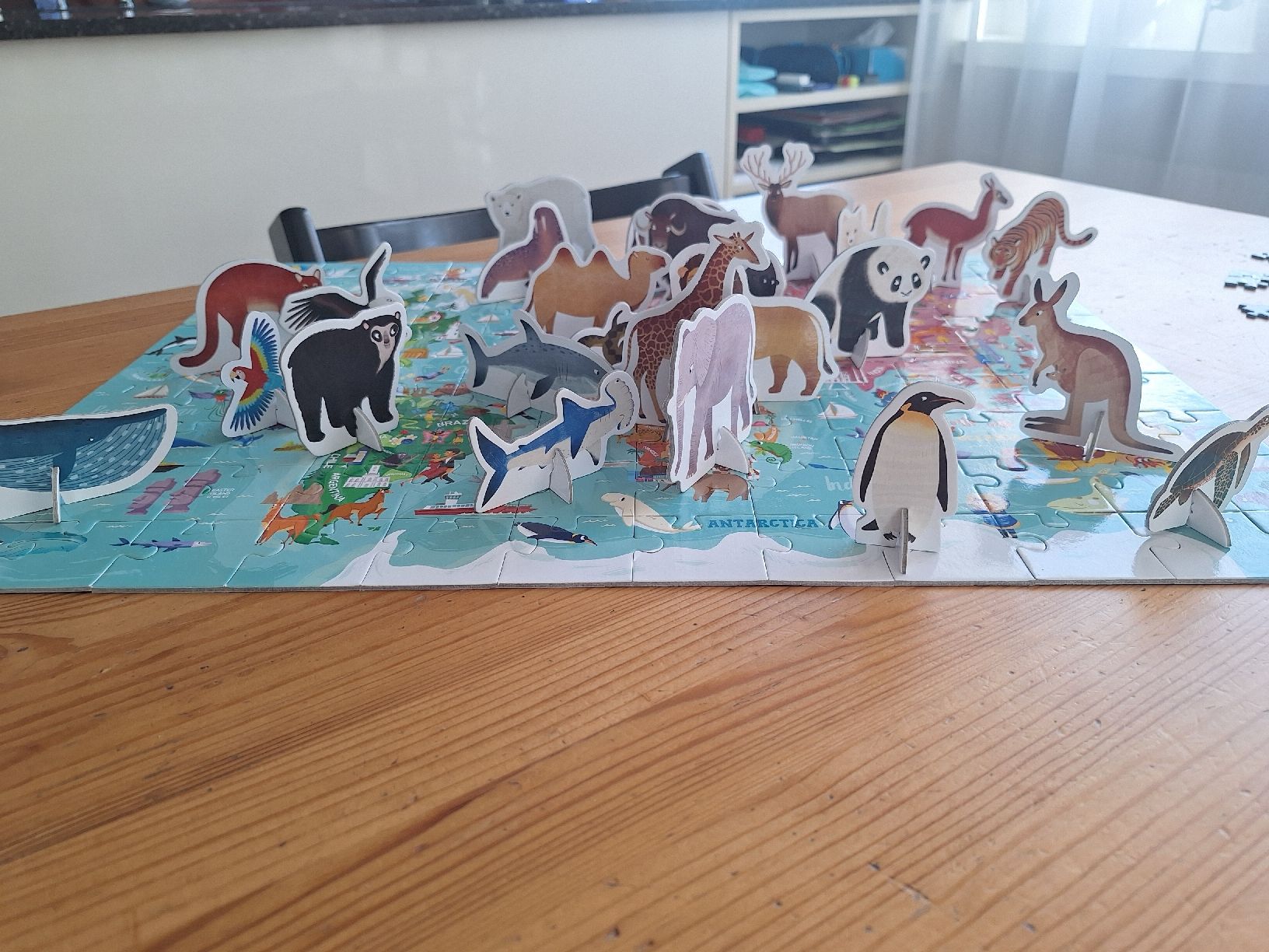 Puzzle: Puzzle Weltkarte 108 Teile – Usato da Aesch BL venduto da ChezToKa 2