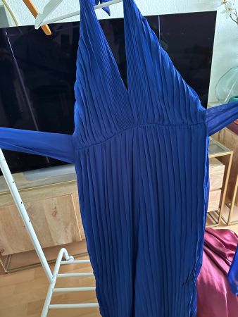 Elegantes, blaues SommerJumpsuit von River Island, Grösse 38