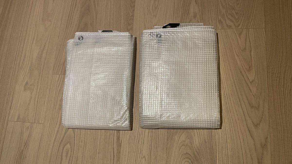 Altro: 2 Abdeckblachen, neu! - 4 x 3 m – Nuovo (secondo la descrizione) da Wolfhalden venduto da Fitwolsg