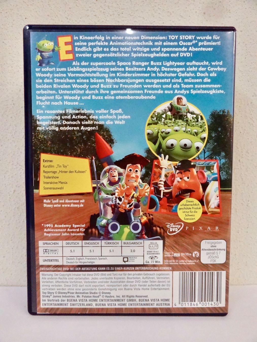 Tutti i DVDs: DVD TOY STORY DISNEY PIXAR – Usato da Kerzers venduto da wisaundso 2