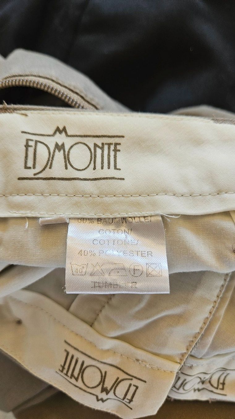 Pantaloni: Herren Edmonte Cargo Hose, Khaki, Gr. 46 Freizeithose – Usato da Gossau ZH venduto da fashiontwo 2
