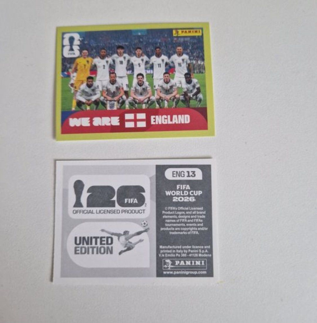 Panini Cartes à collectionner: Panini Sticker ENG13 – Neuf (Voir description) à Stüsslingen par white_angel86