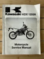 Kawasaki KDX 125SR Motorrad Service Handbuch 1990, Top Erhal