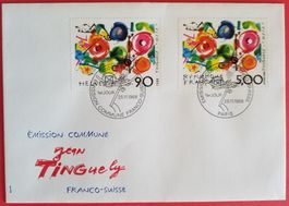 BP26) 769, Tinguely FDC kombo mit Frankreich Kt. 60.-