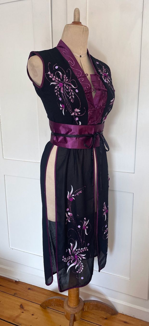 Vestiti: Kimono Kleid/Weste, Seide, Gr.M – Usato da Zürich venduto da Caro55 1