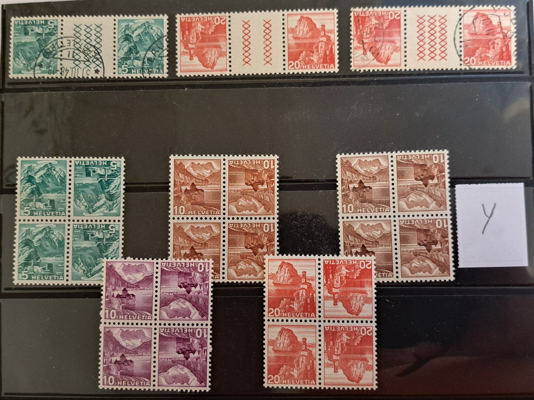 Tous les timbres: CH Briefmarken Lot "Kehrdruck" – D'occasion à Münchwilen AG par Nesar 1