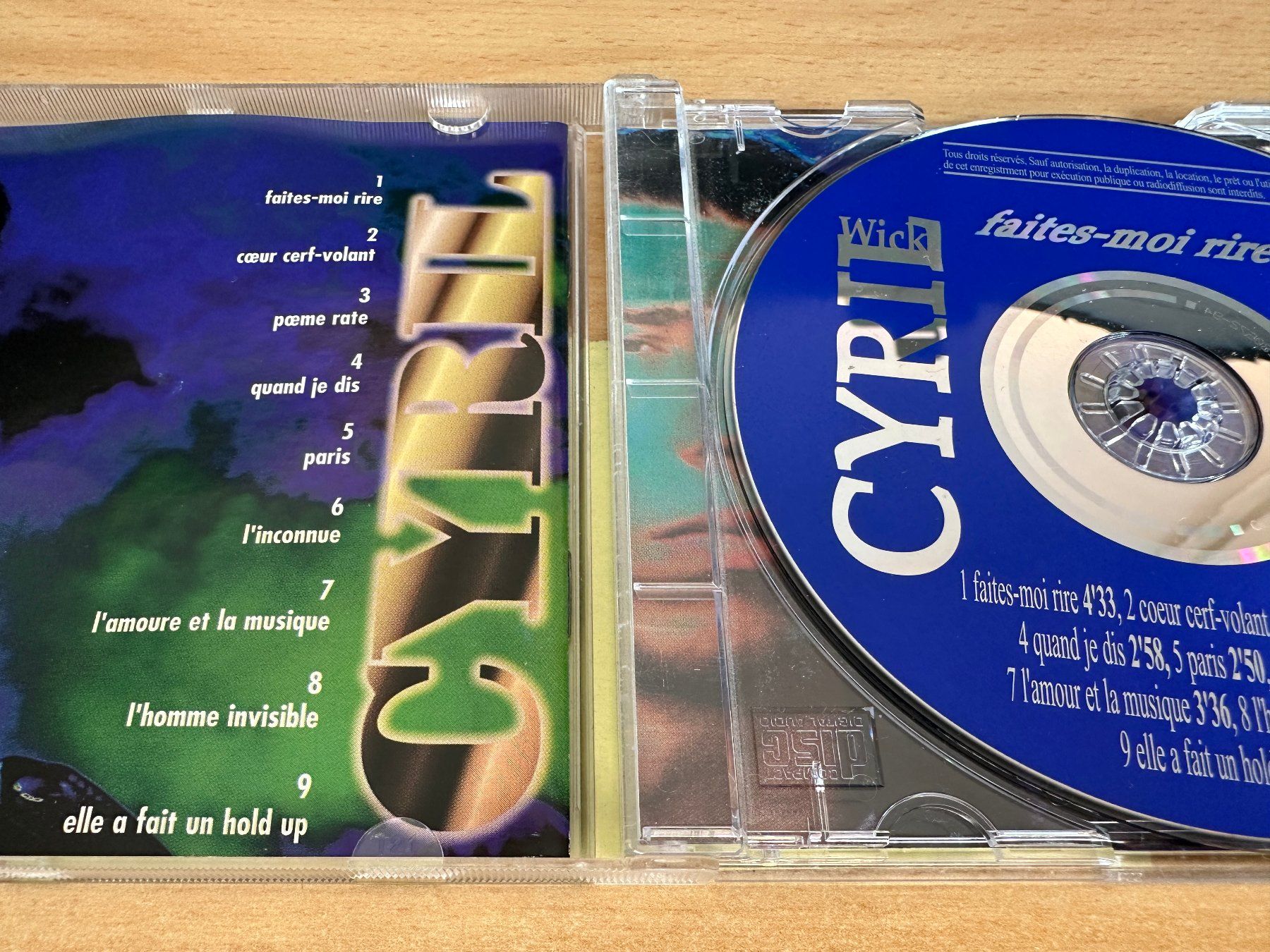 CDs: Cyril Wick - Faites-Moi Rire! – Gebraucht aus Rikon im Tösstal von Alpenmutz 2
