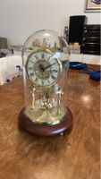 Orologio da tavolo a campana in vetro 