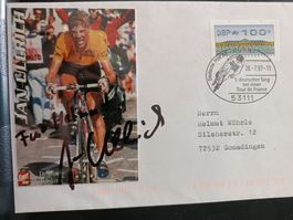 Jan Ullrich - Handsigniert mit 1. Tagstempel
