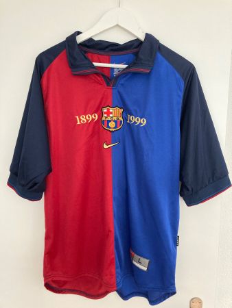 Fussballtrikot FC Barcelona Nike 1999 Grösse L Guardiola