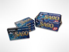 TDK SA90 Leerkassetten Set