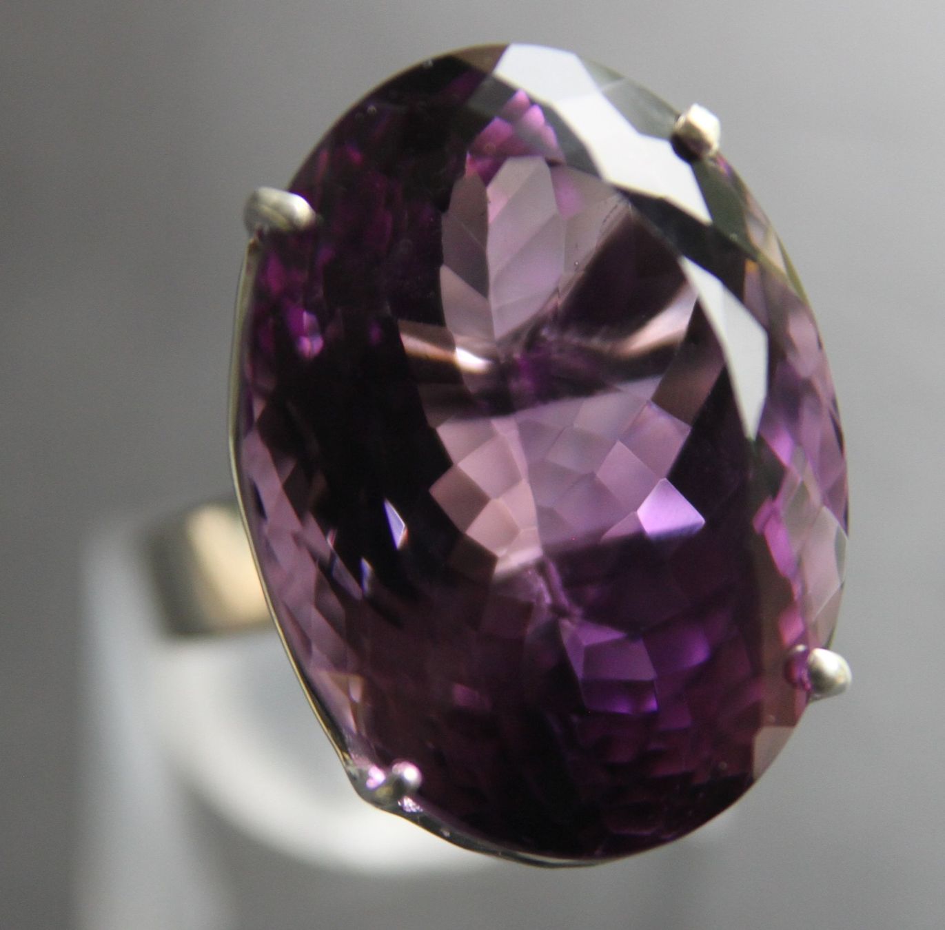 Anelli: NEU: Amethyst Ring Schmuck Grösse 57 Designerstück – Nuovo (secondo la descrizione) da Matten b. Interl venduto da EdelsteineInterlaken 3