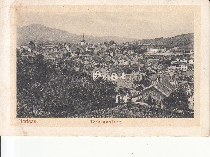 Cartoline postali: Herisau 1922 – Usato da Bürglen TG venduto da StampGraf