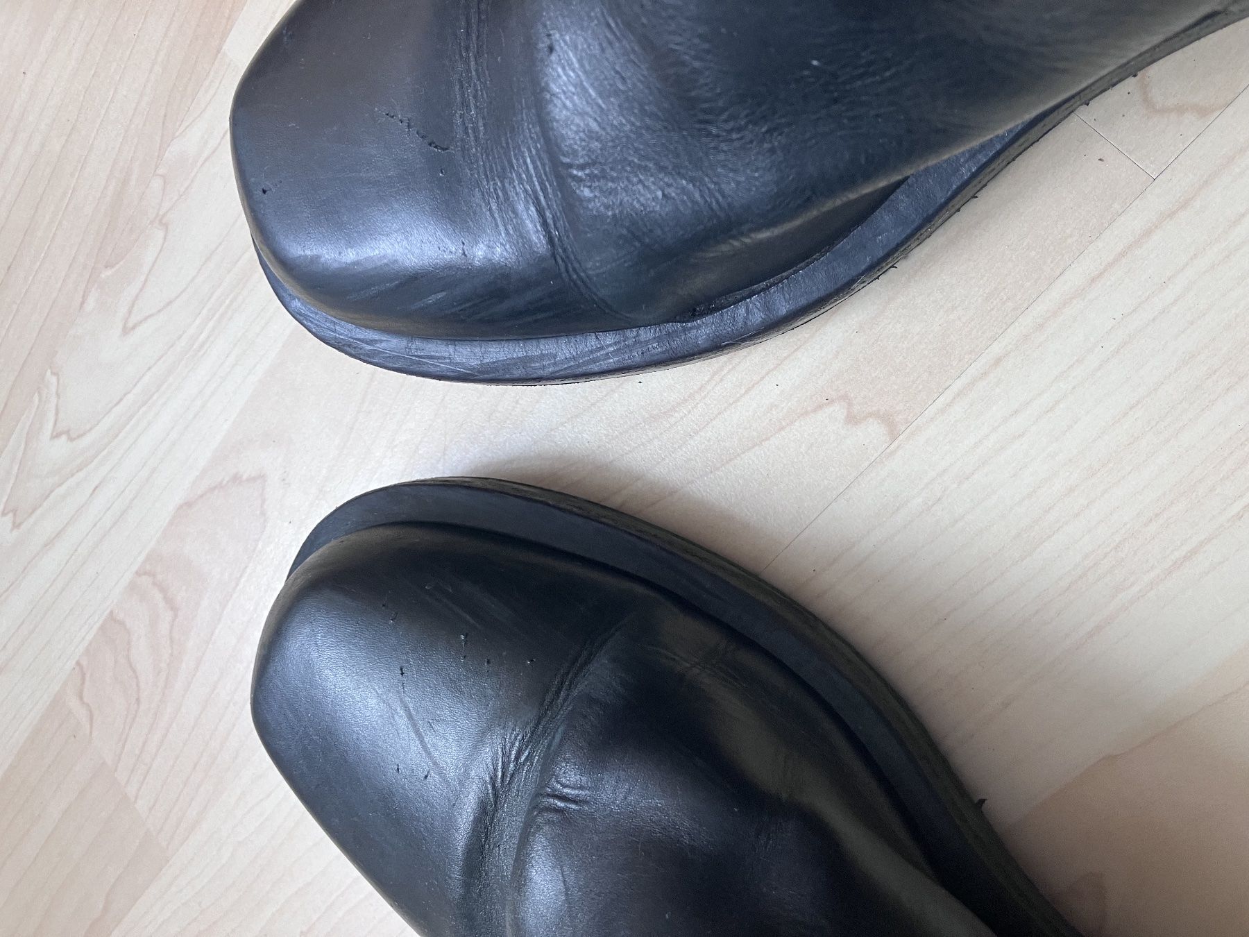 Scarpe da uomo: ANN DEMEULEMEESTER Labor Nero Leather Boots – Usato da Jona venduto da jallah 4