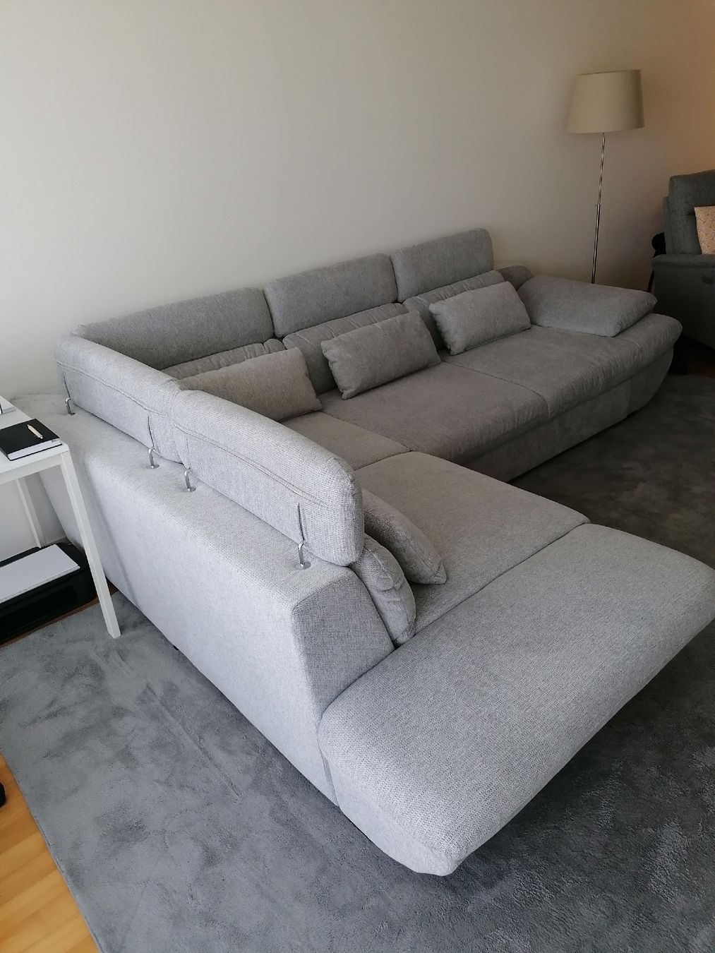 Divani: Grey Comforama L Shape Sofabed Like New Schlafsofa – Nuovo (secondo la descrizione) da Zürich venduto da thesuccessnow 2