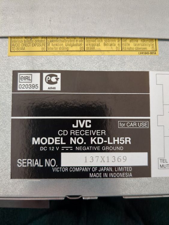 Autoradio/CDplayer JVC CD Receiver kdlh5r Kaufen auf Ricardo