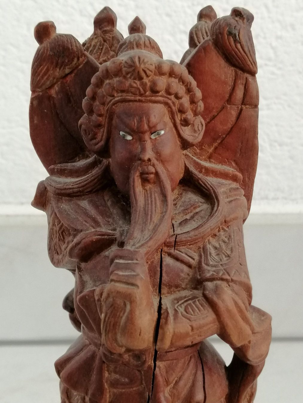 Skulpturen & Statuen: Holzgeschnitzte alte, chinesische Wächterfigur – Gebraucht aus Oberriet SG von Atir47 4