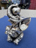 Massive Feinsilber Figur Elefant 999 Silber - 37g - H: 6cm