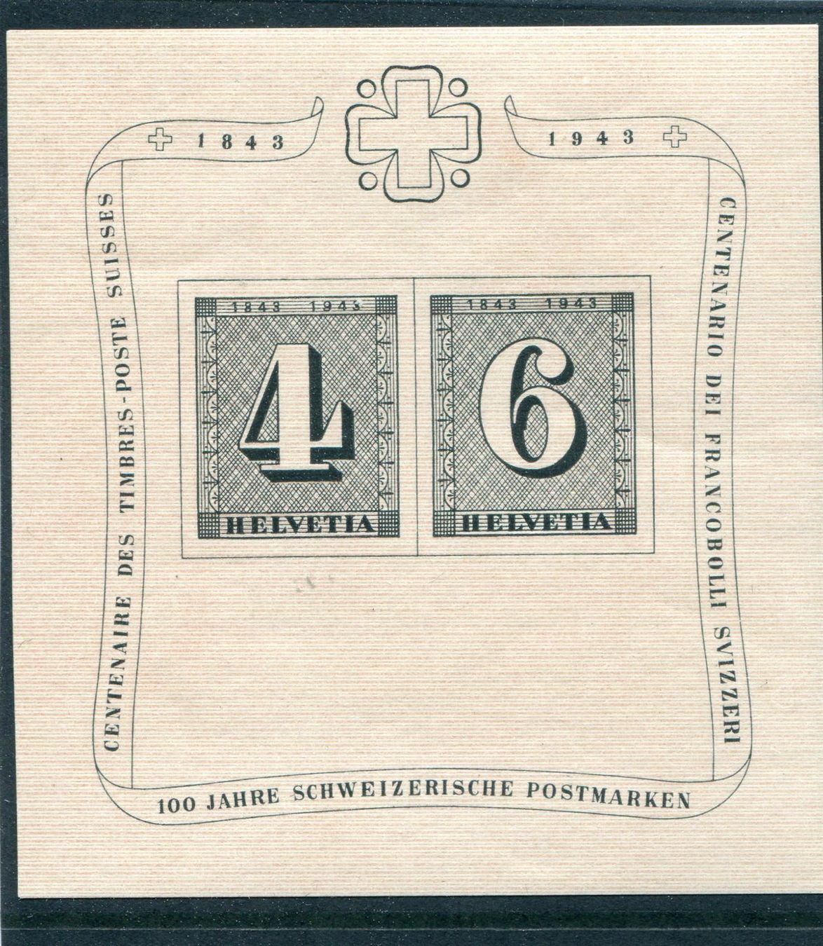 Tous les timbres: 1943 ZH Block klein postfrisch – D'occasion à Winterthur par Kyoung