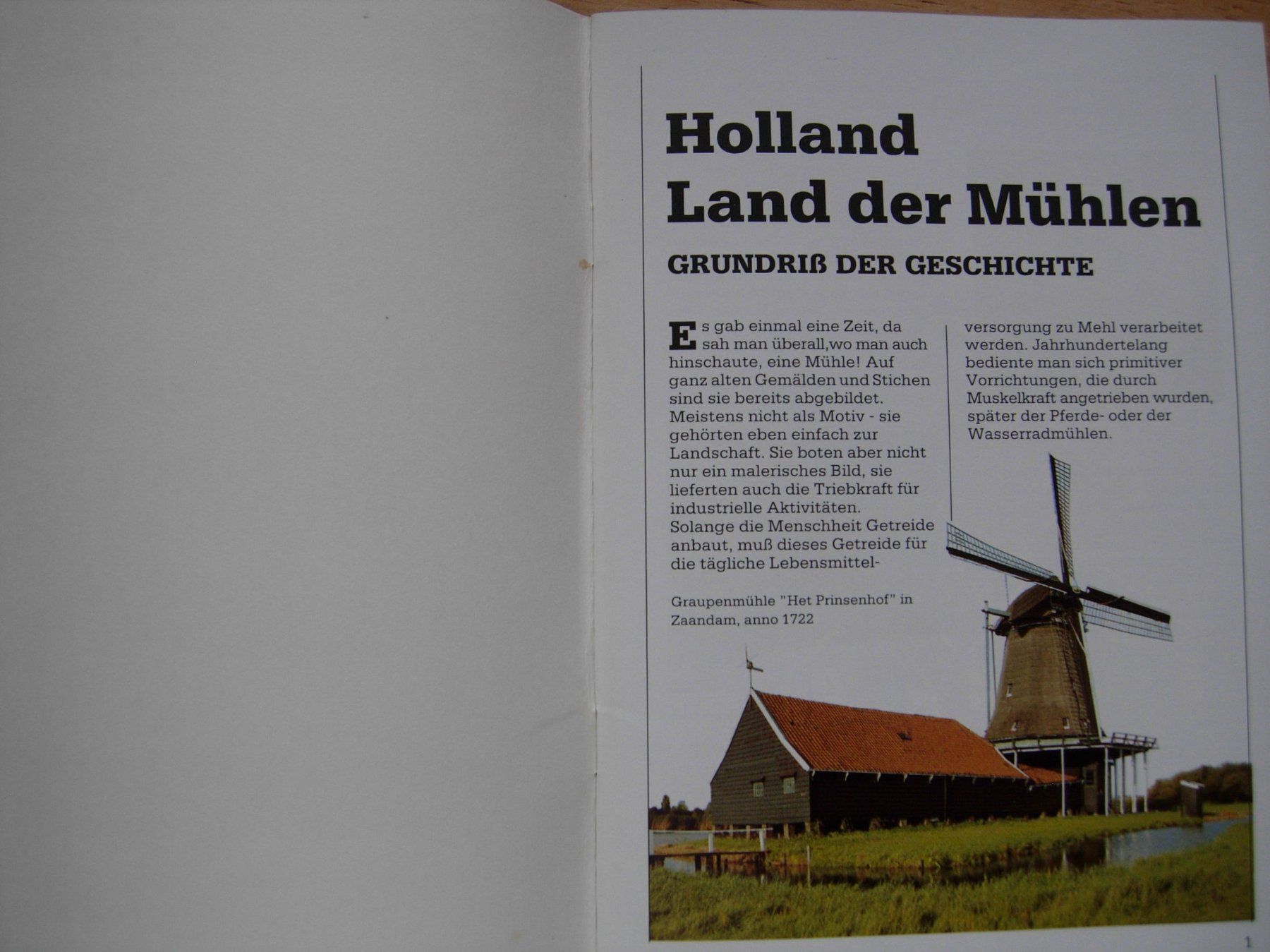 Dokumente: Büchlein - Windmühlen in Holland – Gebraucht aus Dübendorf von rumpumpel 2