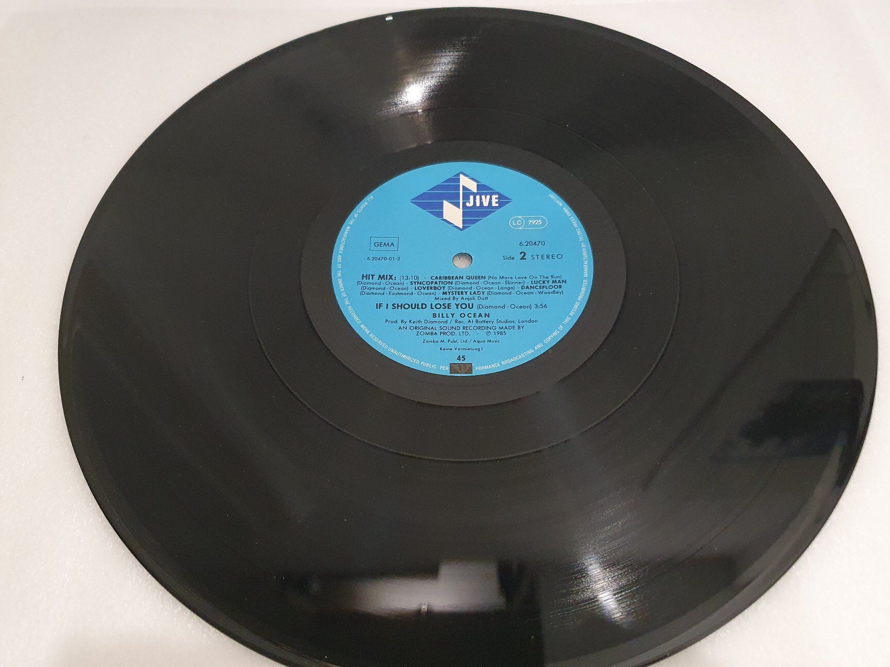 Dischi in vinile: Billy Ocean - Mystery Lady – Usato da Uster venduto da Vinyl-Leidenschaft 4