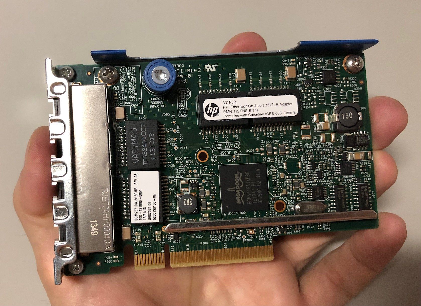 Spine: HP Ethernet 1 GB 4-Port 331 FLR Adapter – Usato da Buchs SG venduto da Handyman77 2