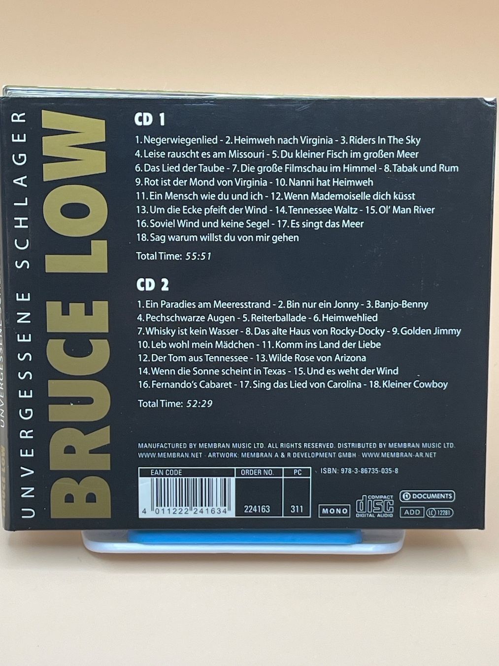 CD: Bruce Low - Unvergessene Schlager – Usato da Rüti ZH venduto da alumedien 1