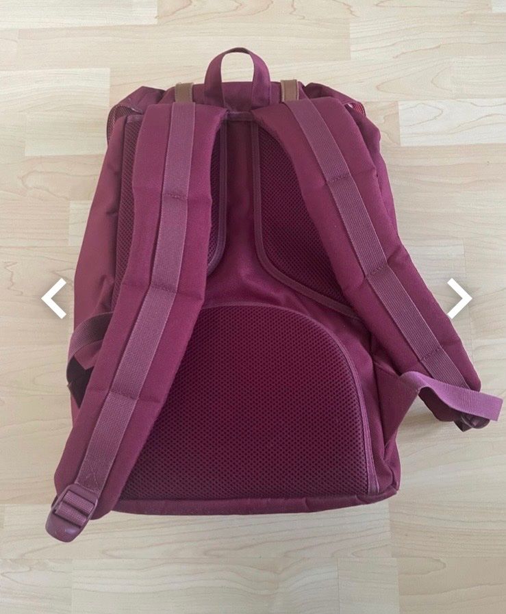Herschel Rucksäcke: Herschel Rucksack bordeauxrot – Gebraucht aus st. gallen von Betty-tina 2